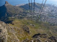 Blick vom Tafelberg auf Kapstadt 1